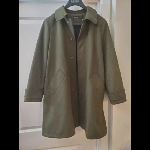 Apc wool cheap coat